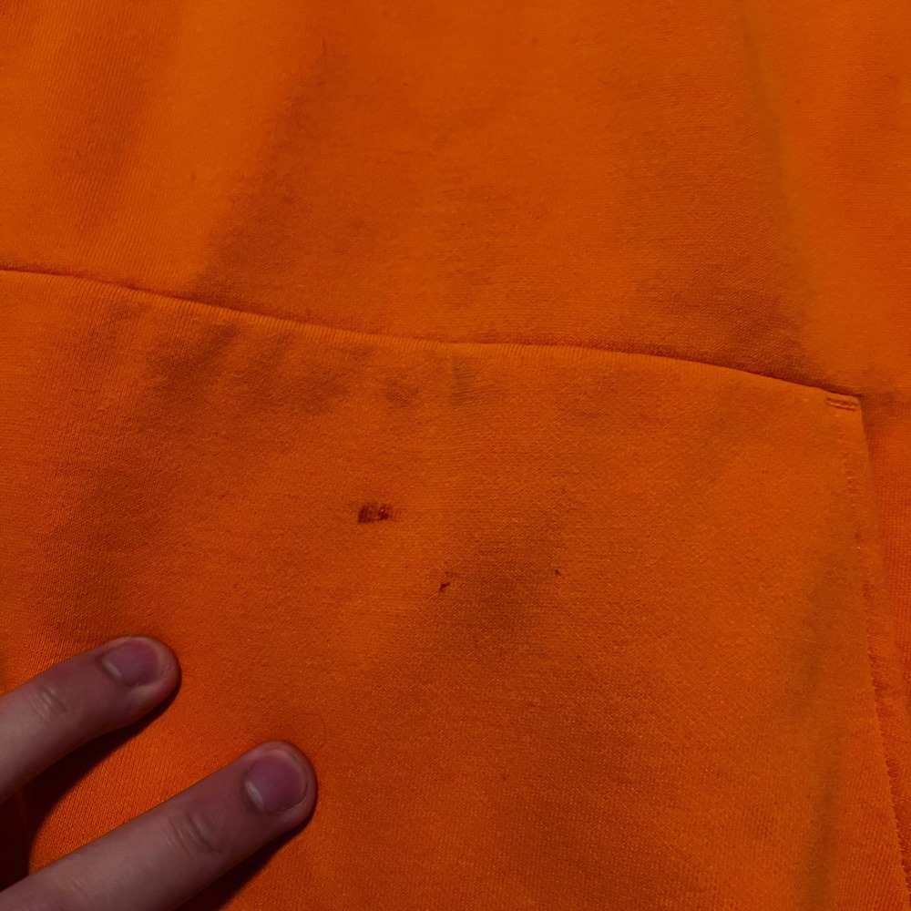 Max Verstappen Red Bull Racing Orange Number 1 Hoodie Sweatshirt Mens Size M - Picture 3 of 9